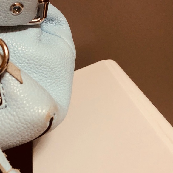 Rebecca Minkoff Large Moto Satchel Tote.  Powder Blue - Picture 8 of 11
